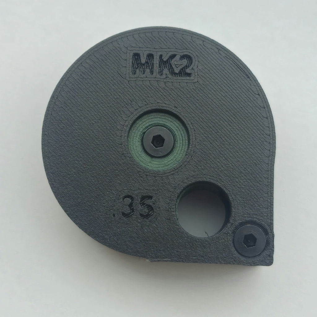 Magazin für AEA HP Max MK1 / MK2 in .35 (9 mm), 9 Schuss, Linkslader von MAV3D – Draufsicht