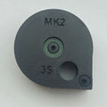 Magazin für AEA HP Max MK1 / MK2 in .35 (9 mm), 9 Schuss, Linkslader von MAV3D – Draufsicht