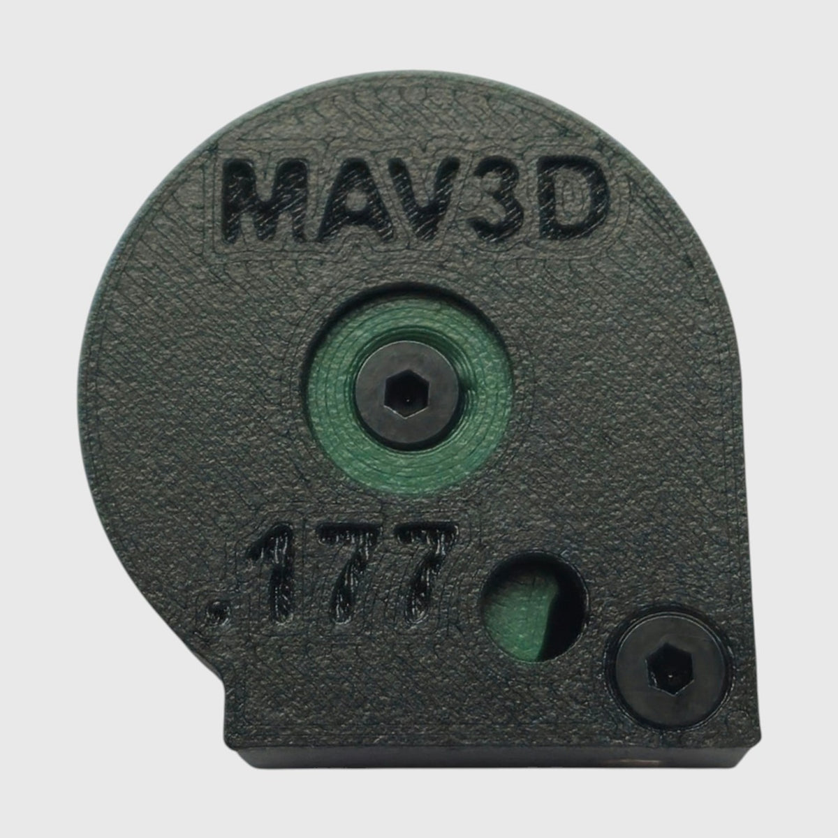 Magazin für Diana Stormrider, Chaser und Bandit in .177 (4,5 mm), 14 Schuss von MAV3D – Draufsicht