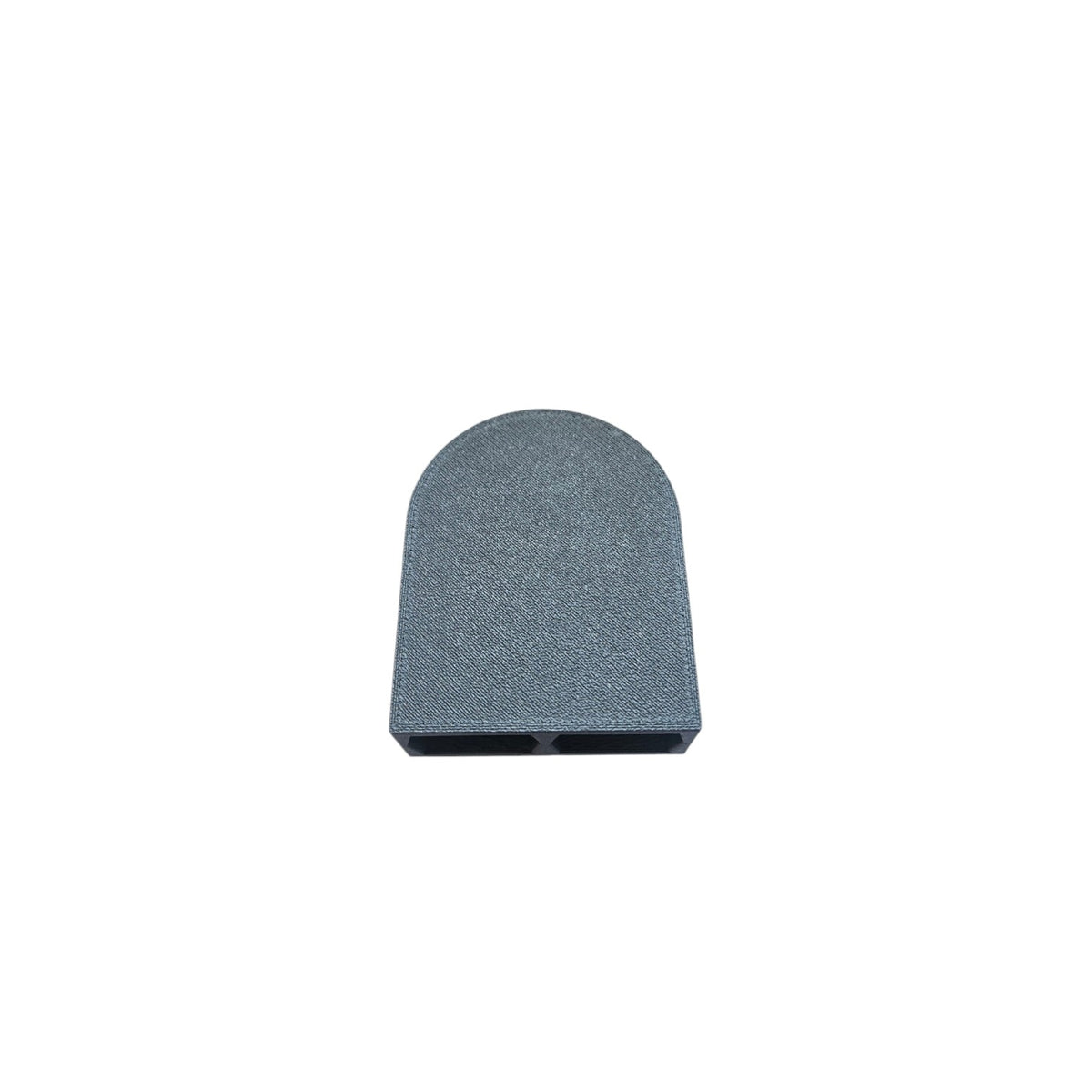 Luftauslass 55 mm in Grau, Rückansicht